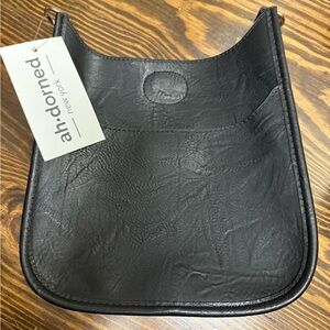 NWT Ah-dorned (Ahdorned) black letter bag